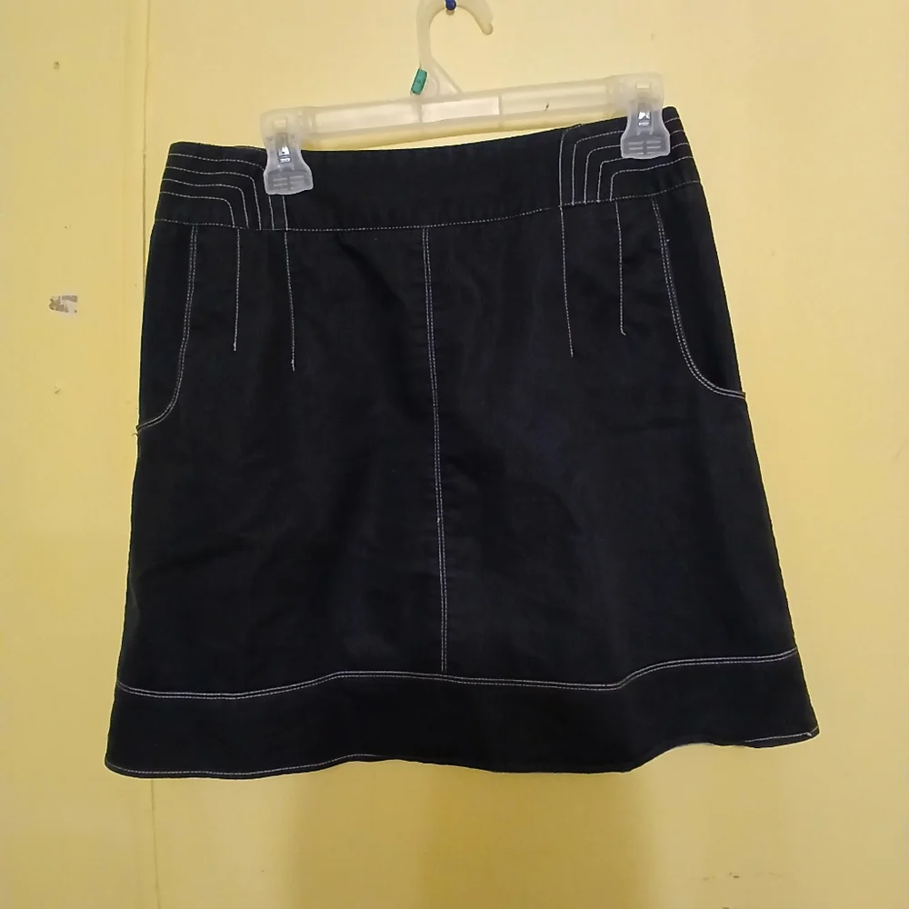 Carole Little Black Mini Skirt